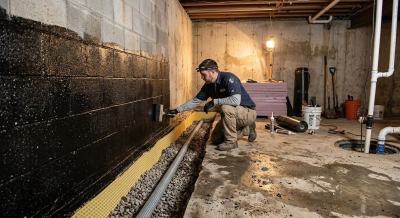 Foundation Waterproofing Before Rainy Weather