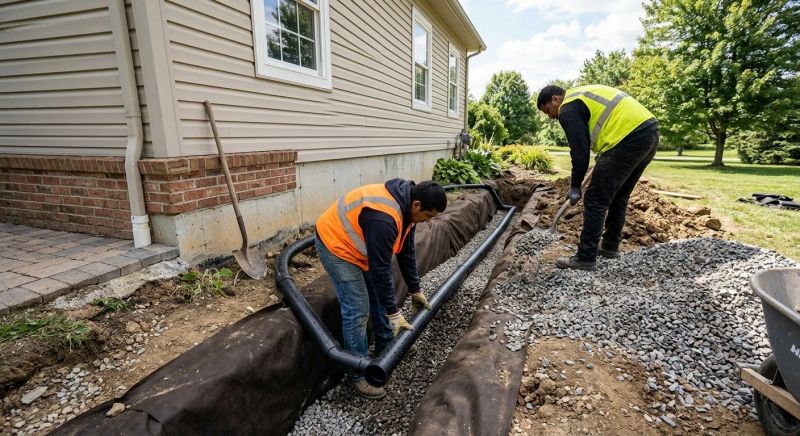 How French Drains Protect Foundations